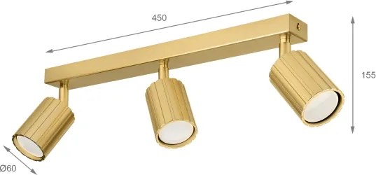 Brilagi - CRISPINA spotlámpa 3xGU10/10W/230V arany