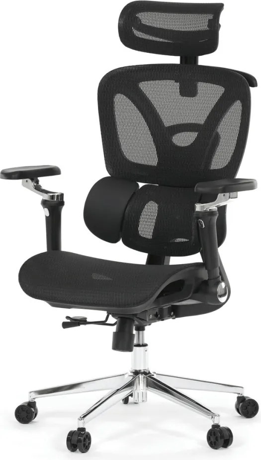 Irodai szék szinkronmechanikás fekete hálós KA-B2363 BK