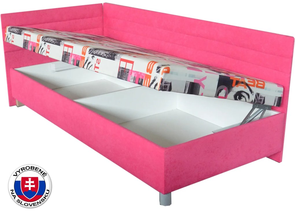 Egyszemélyes ágy (dívány) 90 cm Emil 2 (habszivacs matraccal) (B). 774237
