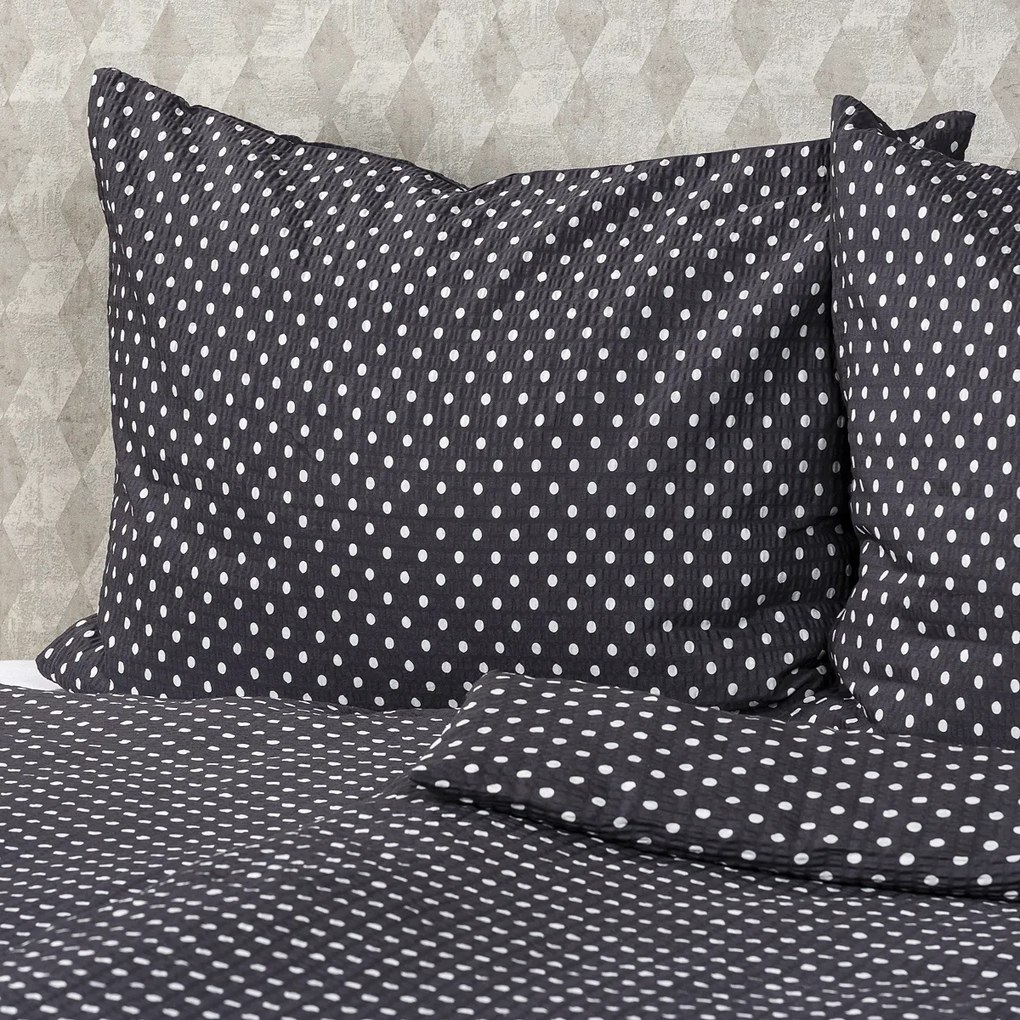 4Home szürke pöttyös krepp ágyneműhuzat