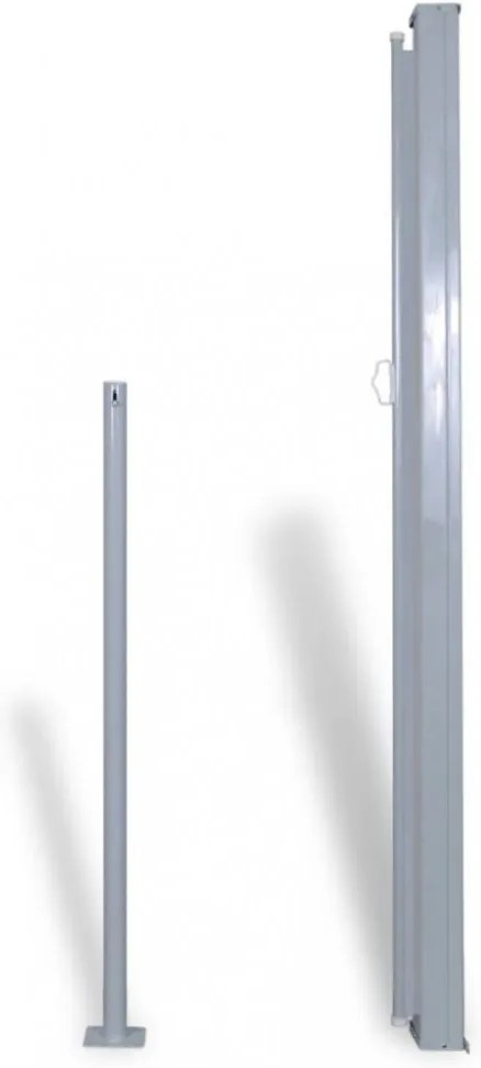 veranda behúzható válaszfal 160 x 300 cm szürke