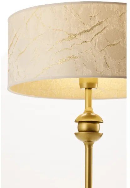 Jupiter 2112 - Asztali lámpa KASZMIR 1xE27/15W/230V fehér/arany/márvány dekor