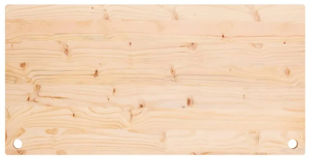 tömör fenyőfa íróasztallap 100 x 60 x 2,5 cm