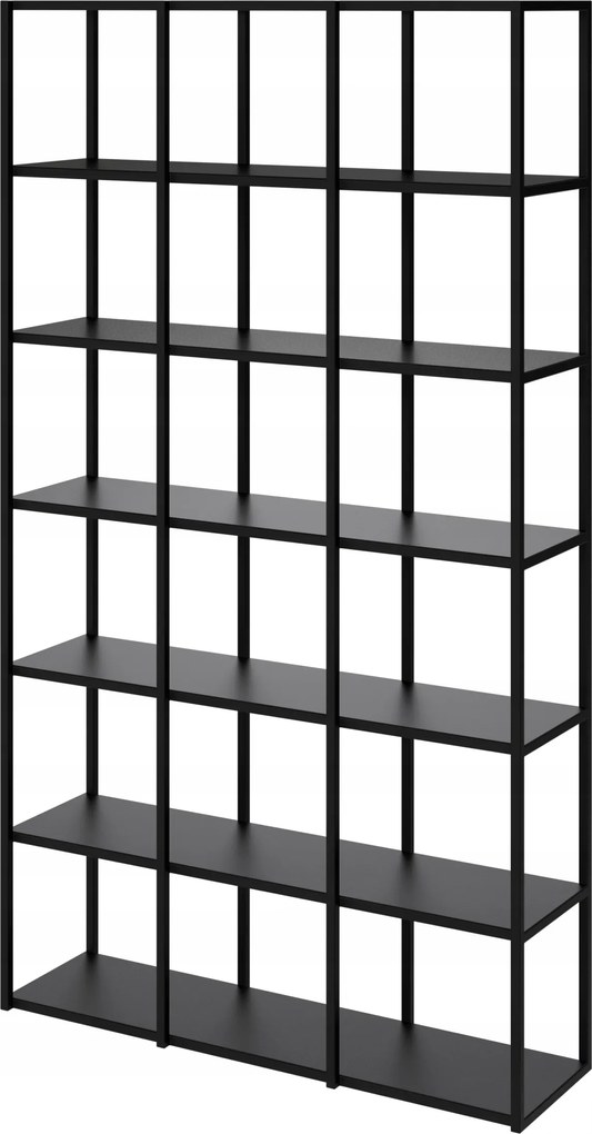 Könyvespolc Steel Box 212x120 Loft könyvek és iratrendezők