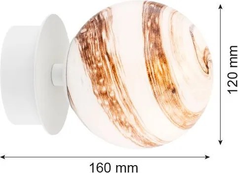 Argon FABIO 8454 Plafonlámpa 1x7W(Max)/E14 IP44