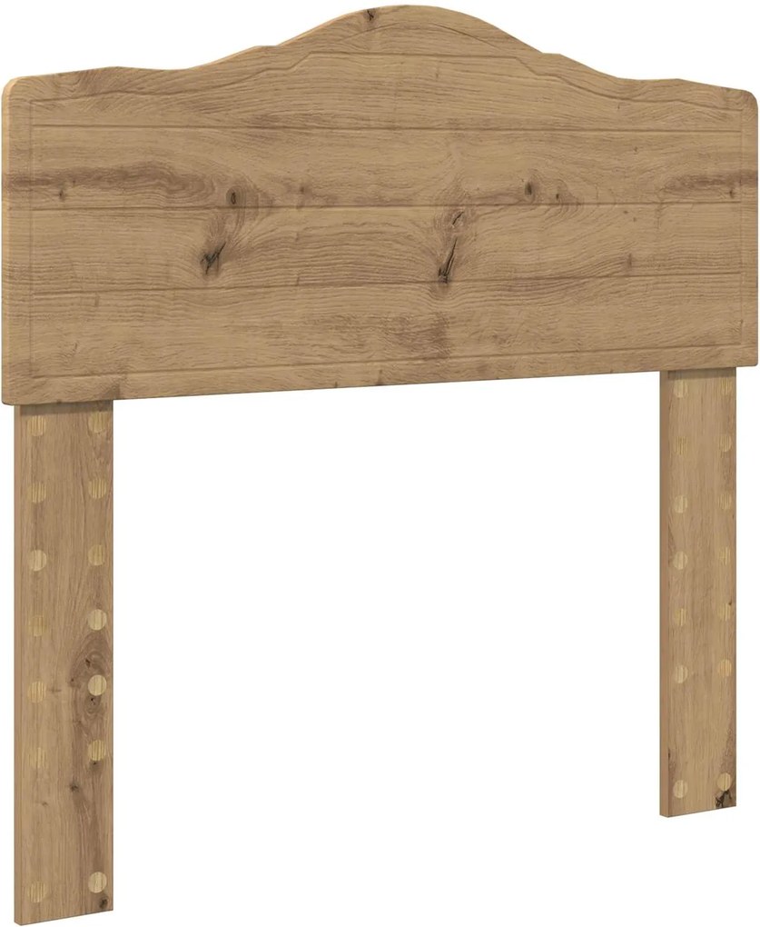 vidaXL Fejtámla Artisan tölgy 75 cm Faanyag