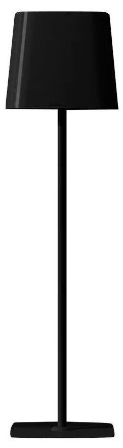 LED Napelemes mágneses asztali lámpa LED/5W/5V 3000-6000K 3600 mAh IP65 fekete