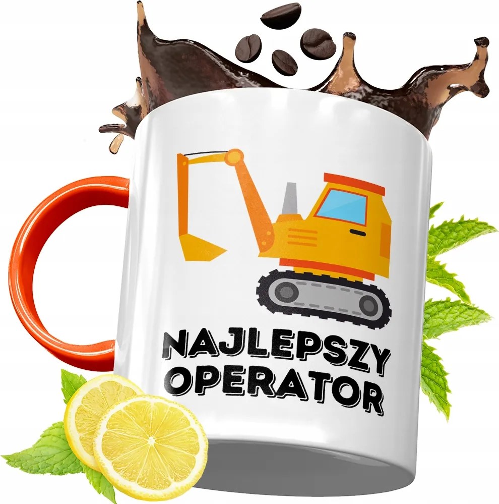 Narancssárga Bögre Építő Szakember Barkácsolónak, fényképes nyomattal