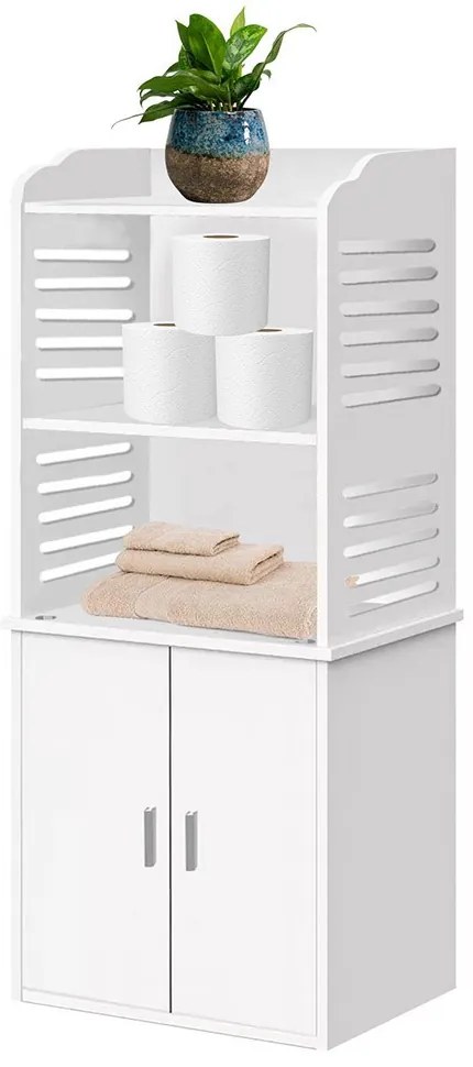 Kis méretű fürdőszobai szekrény, fehér