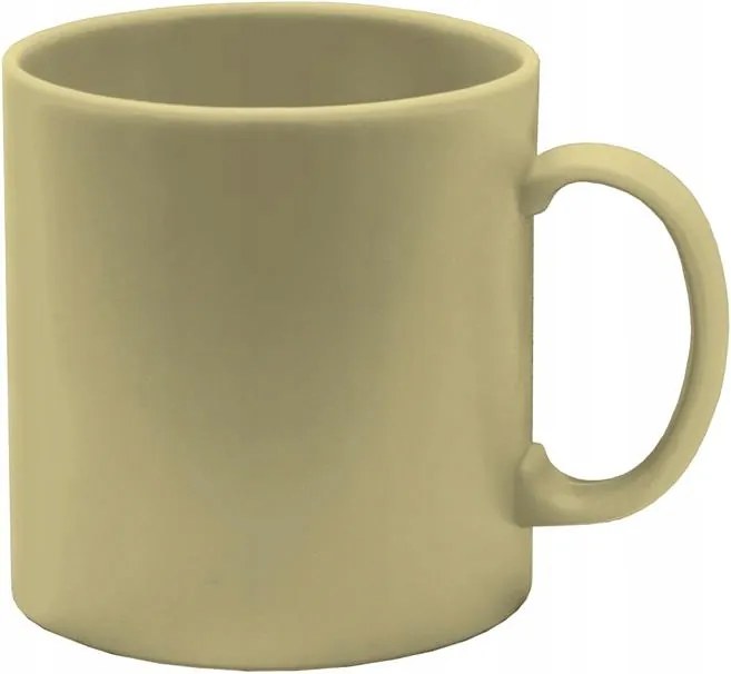 Műanyag Bögre Törhetetlen Füllel Gyerekeknek Sárga 350ML