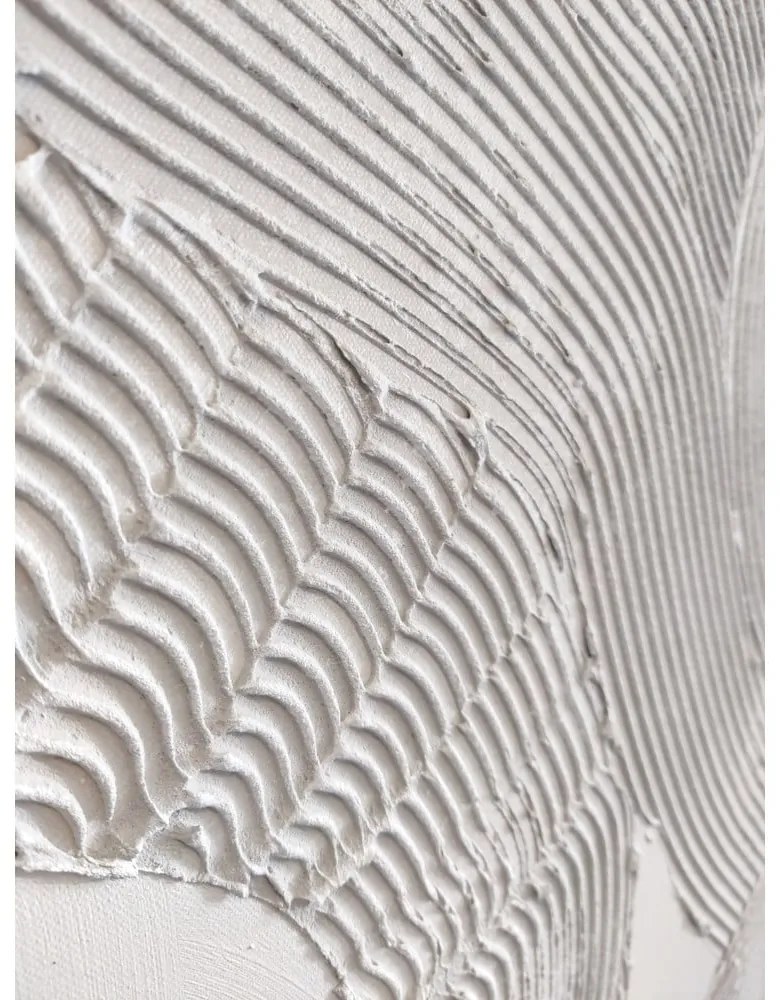 Kézzel festett kép 90x120 cm White Sculpture - Malerifabrikken