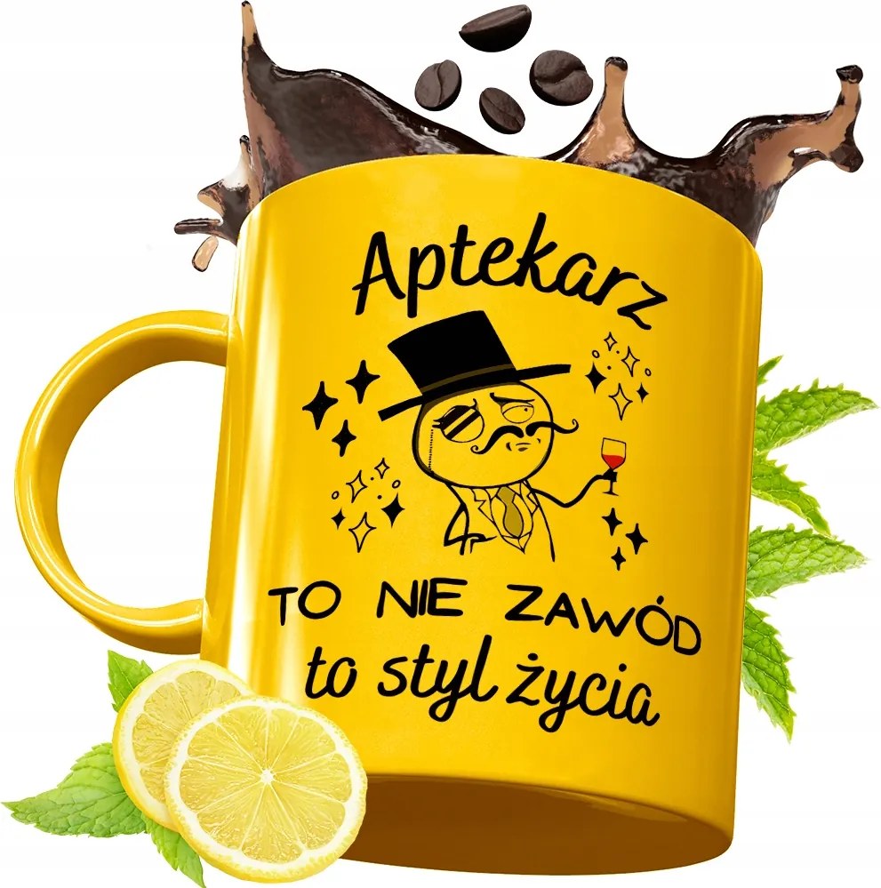 Prémium Arany Bögre Gyógyszerésznek Ajándék Nyomtatott Fotóval