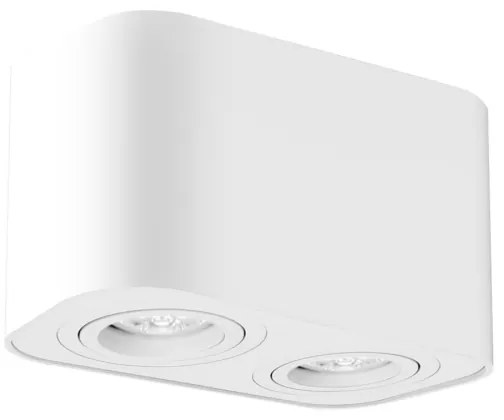 Rabalux 2054 - Spotlámpa KOBALD 2xGU10/42W/230V fehér