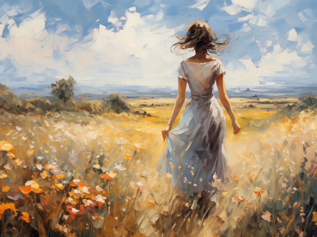 Poszter 100x75cm Nyári szél