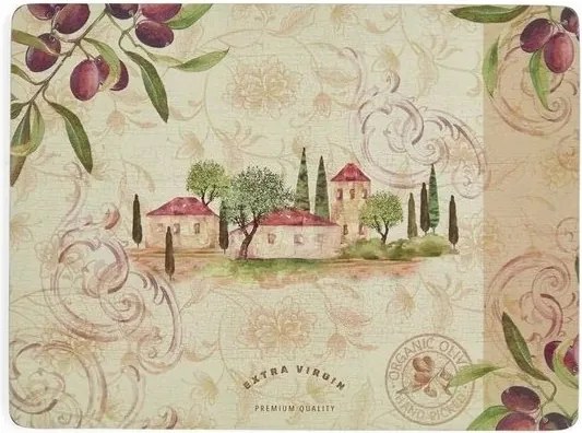 Pimpernel olíva kerti olíva alátét nagy asztalra tányér alá 4db