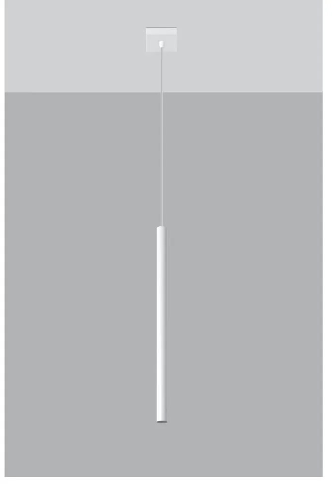 Fideus Single fehér függőlámpa - Sollux