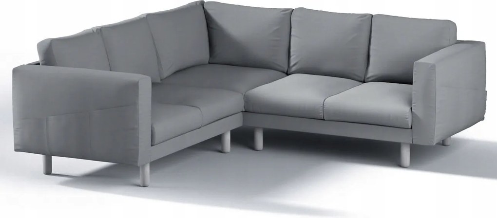 Dekoria Norsborg 4 személyes sarokkanapé huzat Ikea szürke