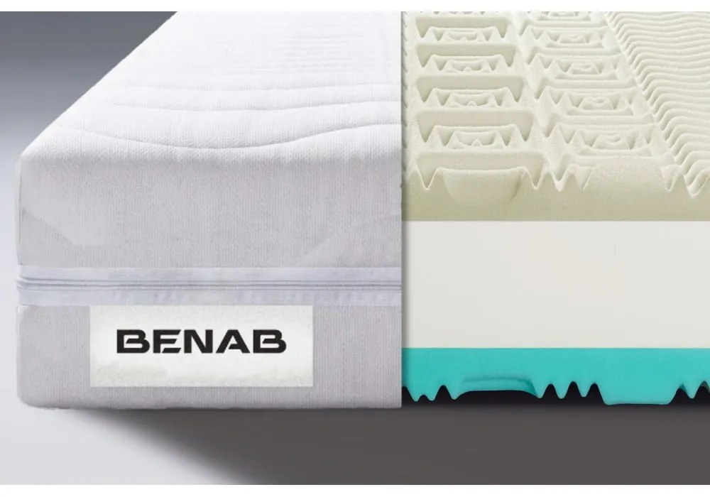 Kemény-közepes keménységű kétoldalas hab matrac 90x200 cm Visco Comfort – BENAB