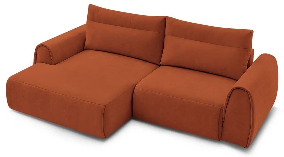 Narancssárga sarokkanapé Aden – Bobochic Paris