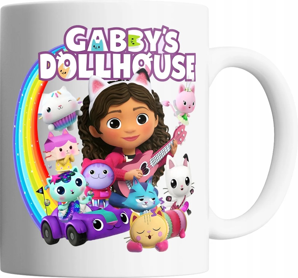 Bögre 330ml Gabi Macskaház Születésnapi Ajándék Ajándék Név