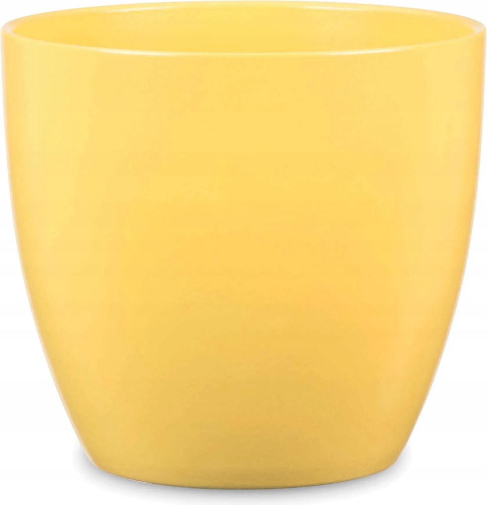 Parkside Fedő műanyag virágcseréphez Ø18 x 16 cm Matt Sárga (19/C-994)