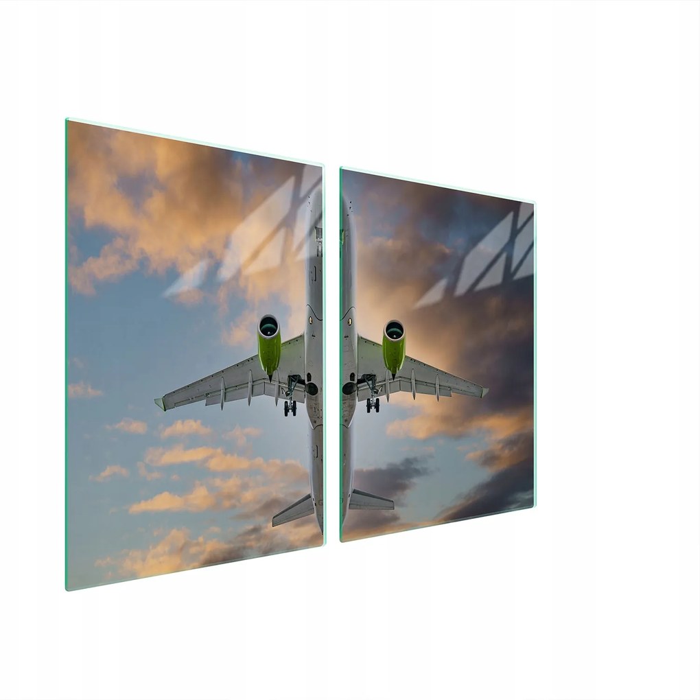 Üveg Konyhai Védőlap 2x45x52 Repülőgép Edzett Üveg