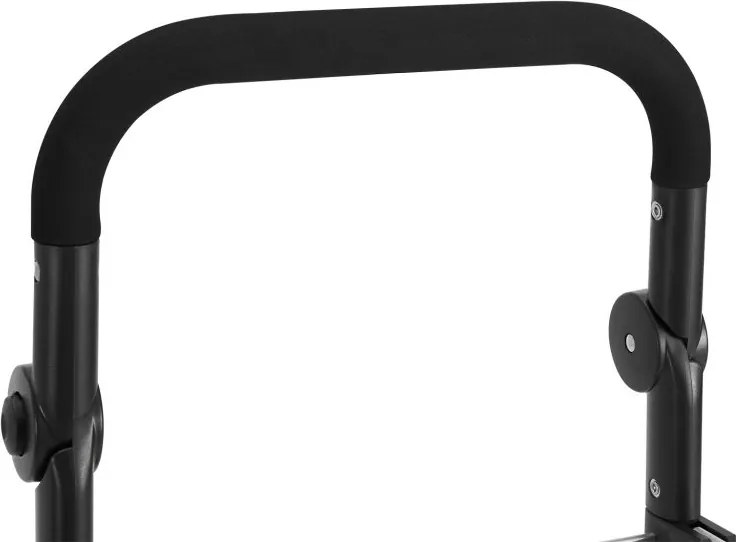 Szürke bevásárlókocsi két kerékkel könnyű váz 25 kg