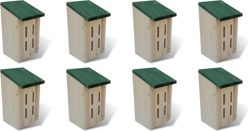 vidaXL 8 darab fa pillangóház 14 x 15 x 22 cm