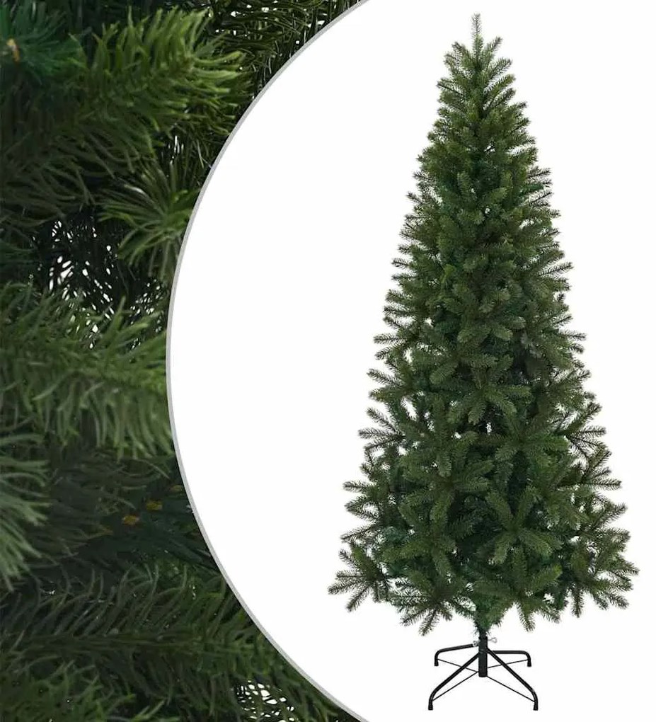 Mű karácsonyfa állvánnyal Zöld 240 cm PVC, PE és acél
