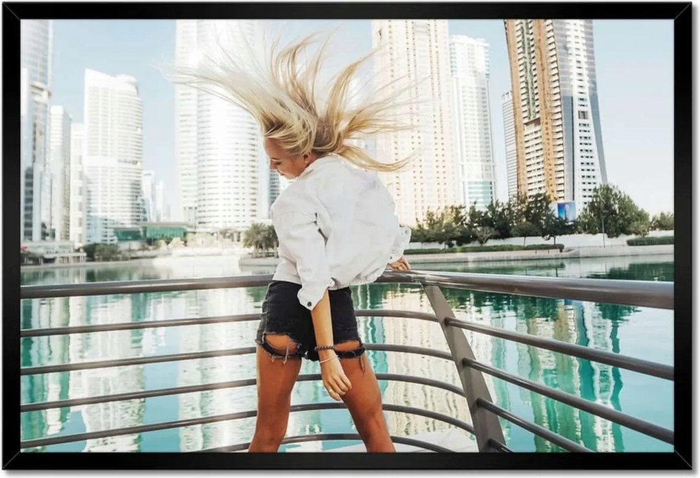 Poszterek keretben 60x40 Kifejező tánc Szőke