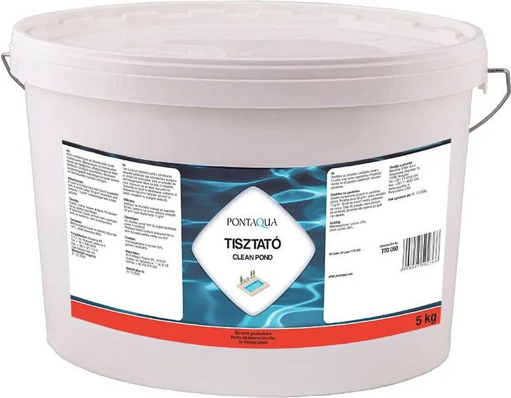 Tisztató vízkezelő szer élővízhez, kerti tóhoz 5 kg