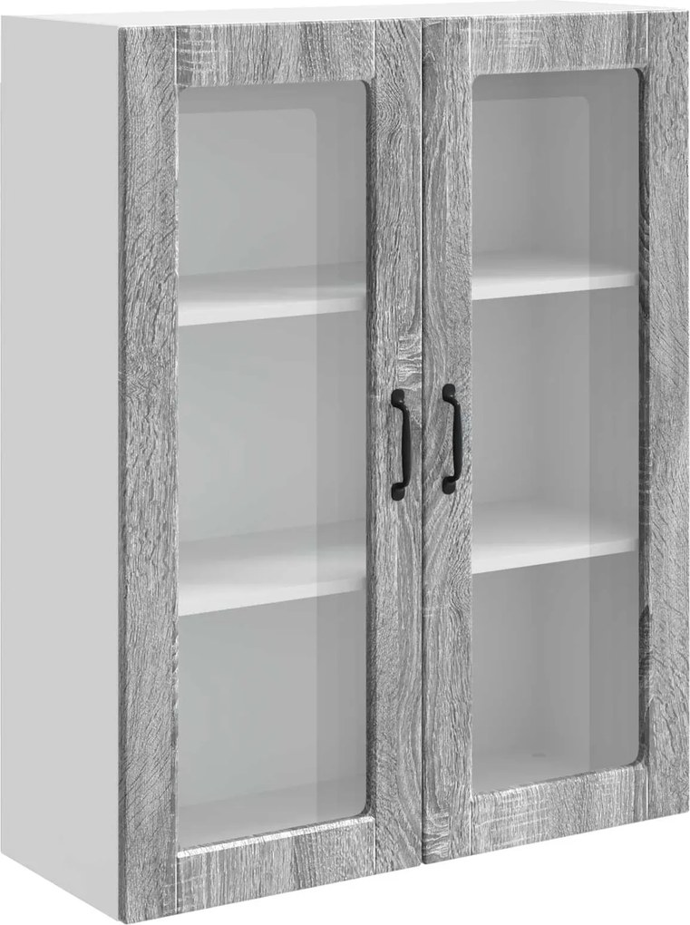 vidaXL Konyhaszekrény Kalmar Szürke Sonoma 80 x 31 x 100 cm Faanyag