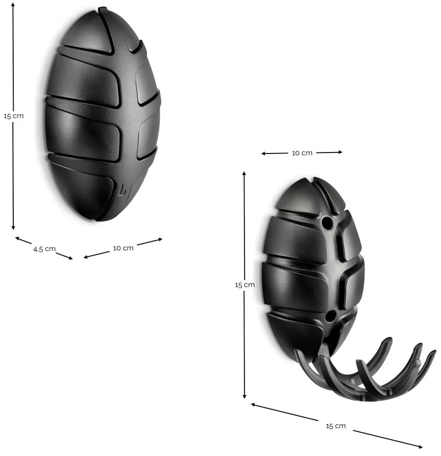 Aranyszínű fali akasztó Bug – Spinder Design