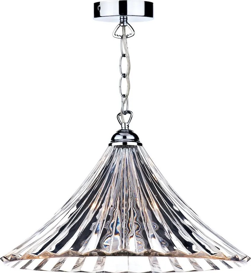 Dar lighting glamour modern függeszték ardeche csiszolt króm darard868