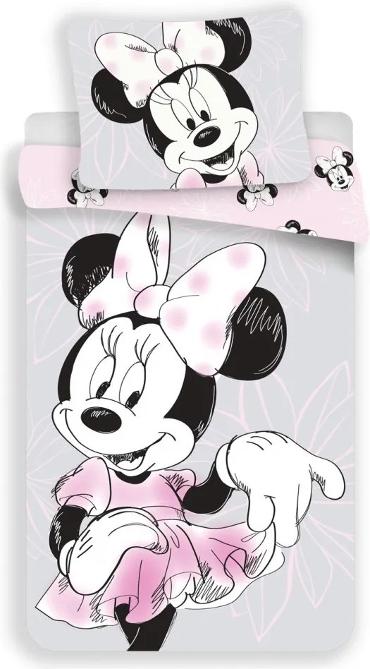 Disney Minnie Beautiful ágyneműhuzat 140×200cm, 70×90 cm