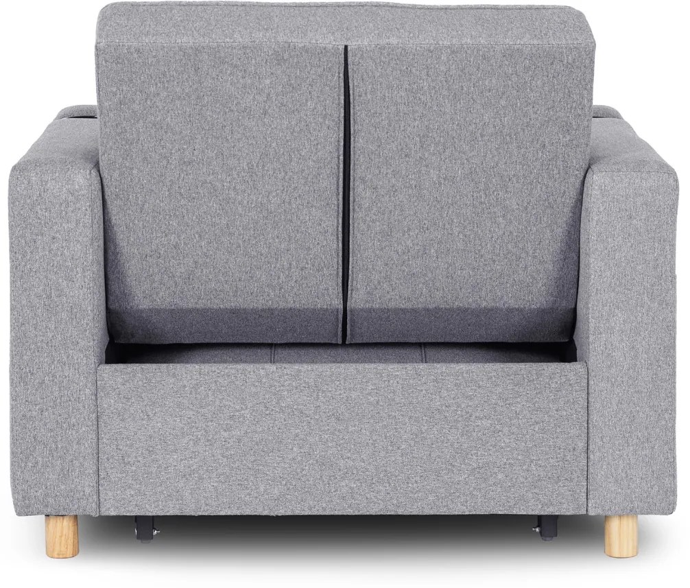 Fotel Rozkładany SOLOR Szary