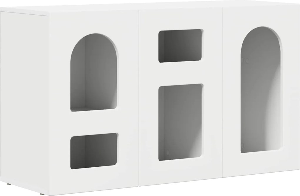 vidaXL Széf Fehér 100 x 35 x 59 cm Faanyag