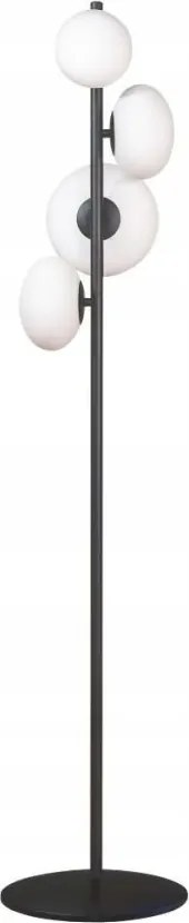 Fekete-fehér design állólámpa nappaliba Omi 1176 Zuma Line