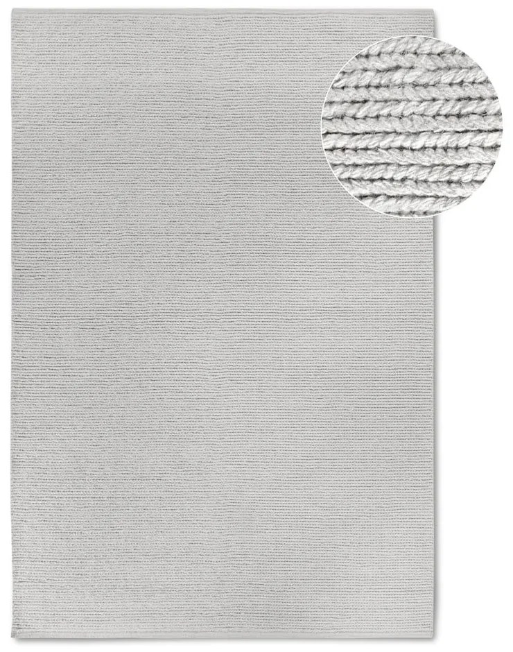 Fehér kézi szövésű gyapjú szőnyeg 160x230 cm Francois – Villeroy&amp;Boch