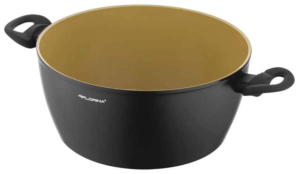 Florina Alumínium pot with lid AmVegan by MateuszGessler, 26 cm, 4,8 l