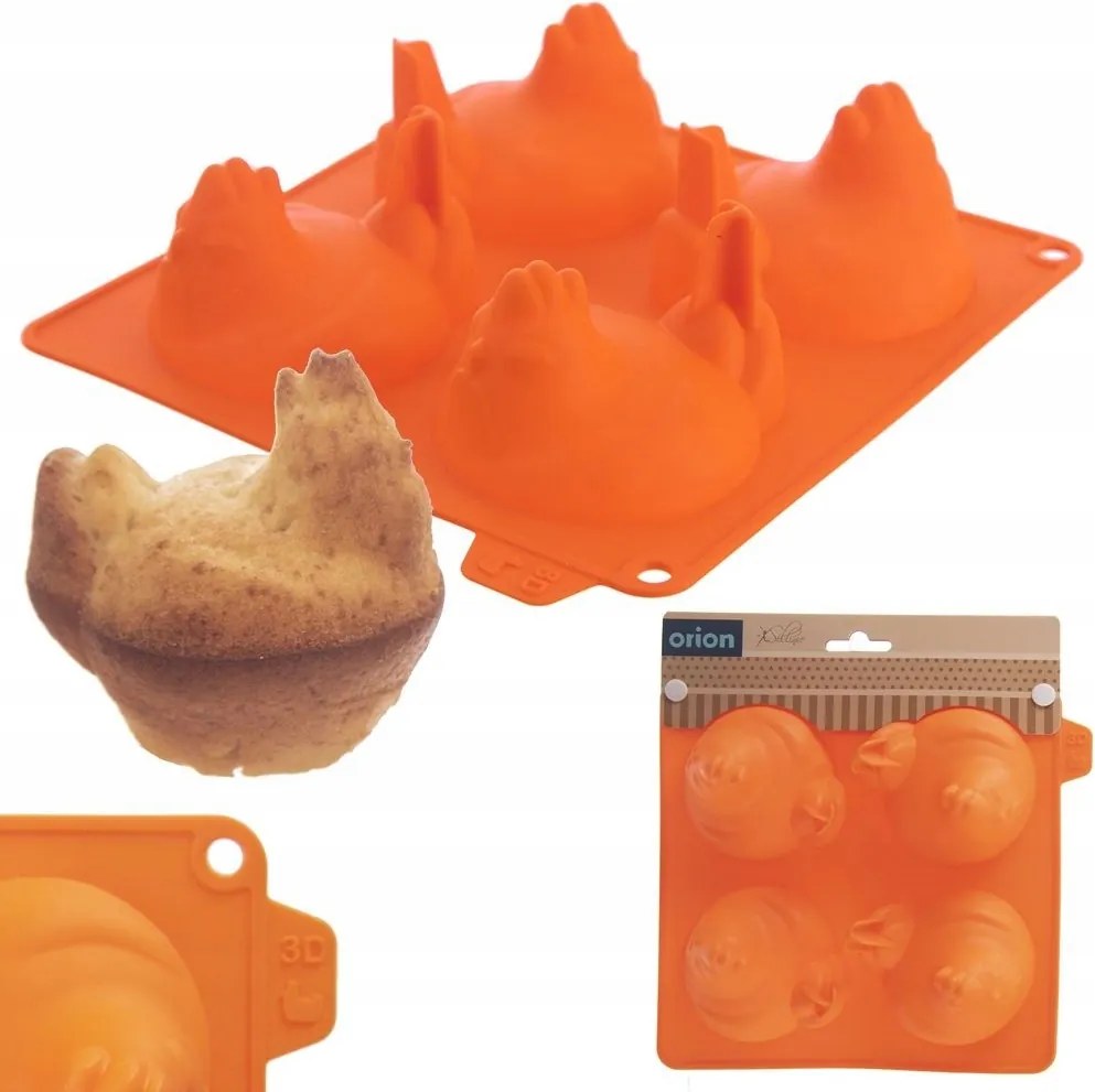 Szilikon forma húsvéti karácsonyi forma Tyúk csirke