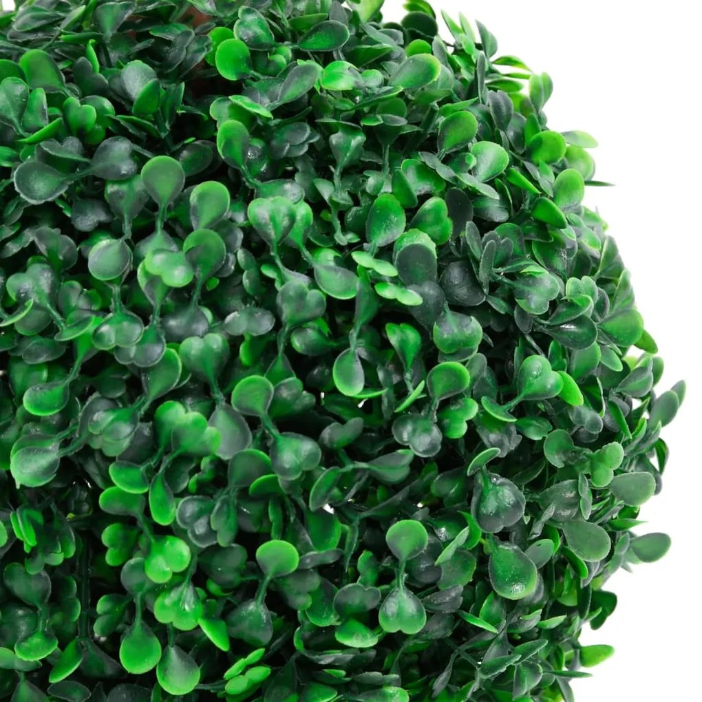 zöld gömbalakú cserepes műpuszpáng 60 cm
