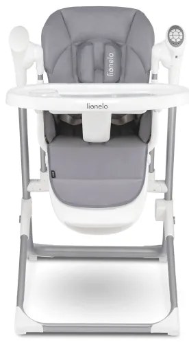 Lionelo - Gyerek étkezőszék NILES szürke 4xAA