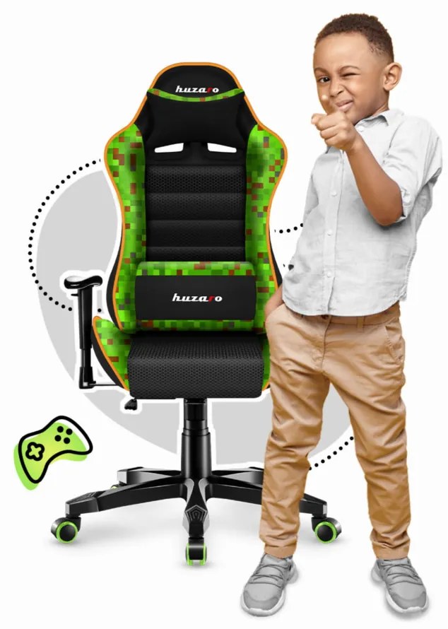 Gyermek gamer szék pixel