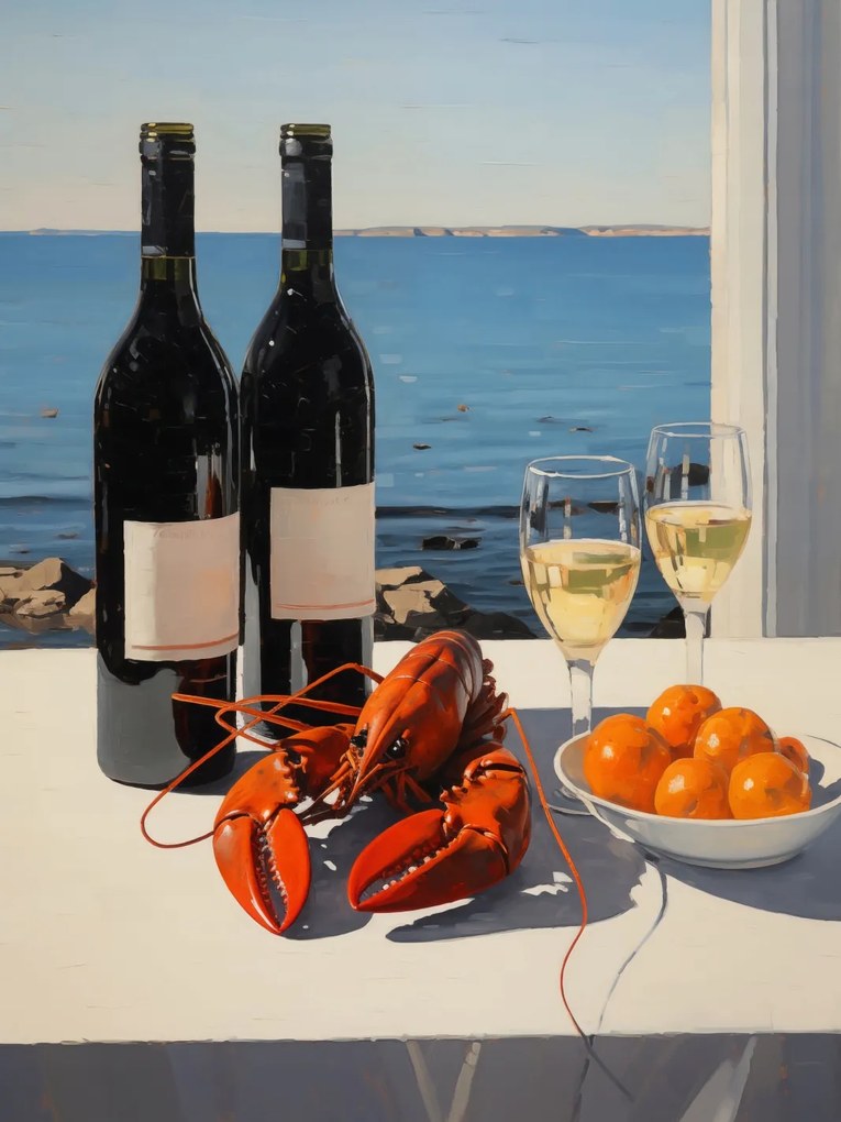 Poszter 60x80cm Ebéd az öböl partján