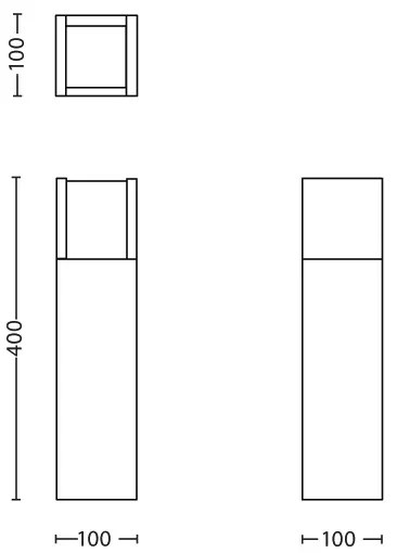 Philips 16462/93/16 - LED Kültéri lámpa MYGARDEN ARBOUR LED/6W/230V IP44