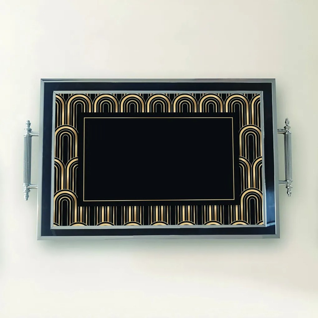 Üveg tálca, 38×24 cm – TPG9913