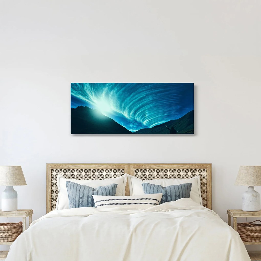 Kép - Hullám a felhőkből (120x50 cm)