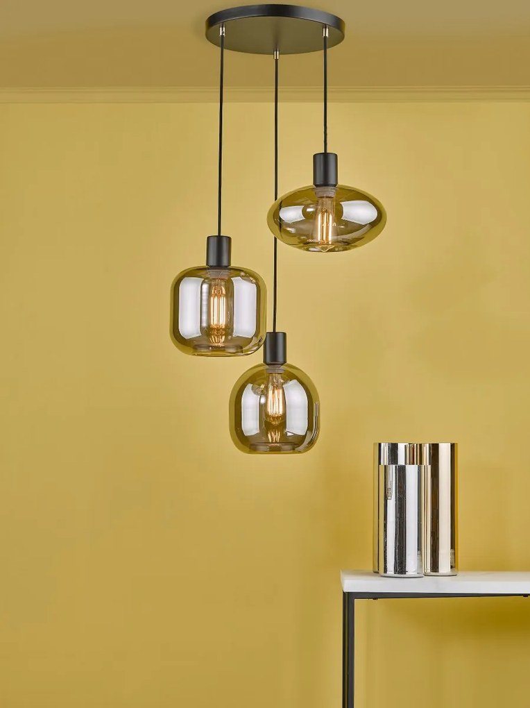 Dar Lighting modern függeszték aiden füstös daraid0310