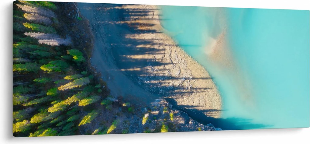 Kép - Kilátás a tóra (120x50 cm)